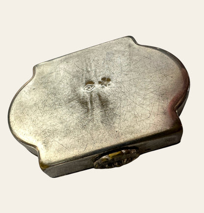 French Art Nouveau Silver & Gilt Box- (c. 1890)