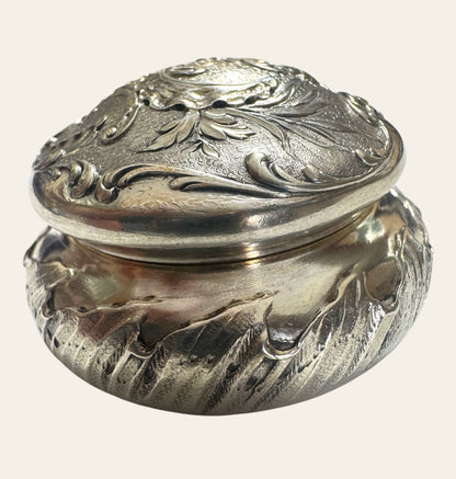 Antique Cardeilhac French Sterling Silver Rococo Vanity Box (c. 1880s)