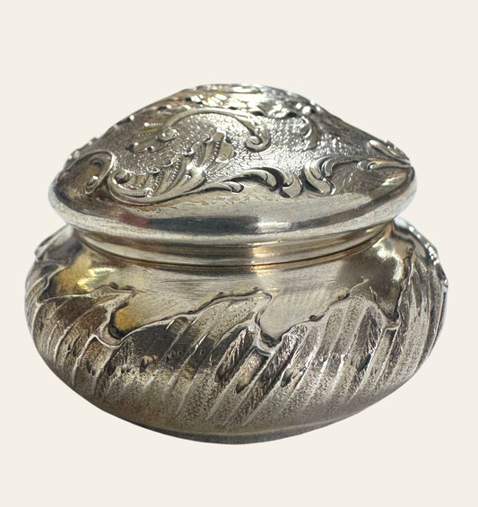 Antique Cardeilhac French Sterling Silver Rococo Vanity Box (c. 1880s)