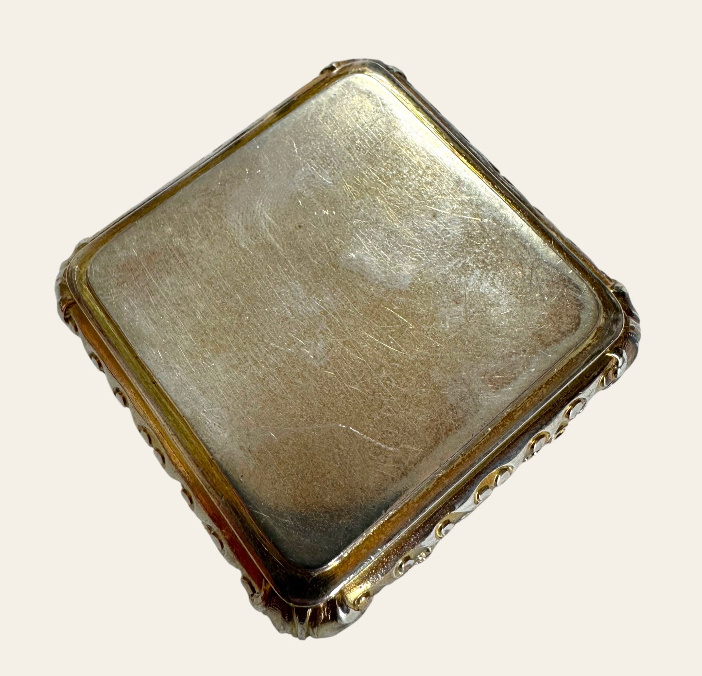 Antique French Silver Jewelry Box with Bow and Laurel Details – Rococo Revival, c.1900