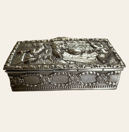 19th-Century Continental Silver Box