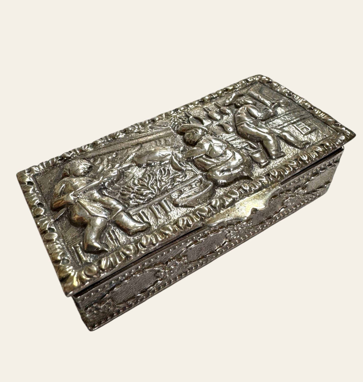 19th-Century Continental Silver Box