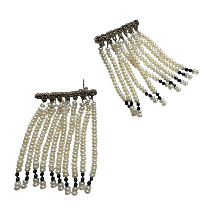 Pearl Rain Pierced Earrings