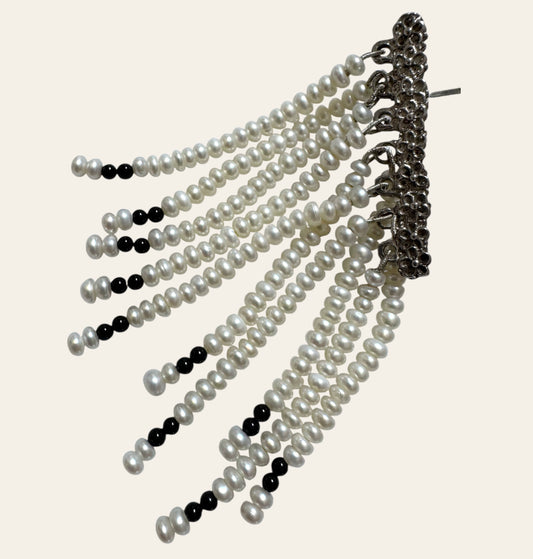 Pearl Rain Pierced Earrings