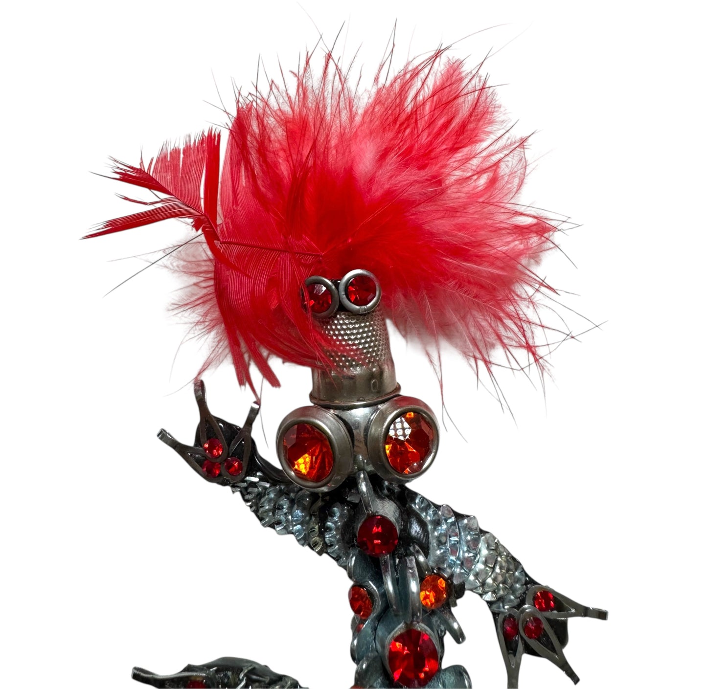 XXL Sculptural Dragon Brooch