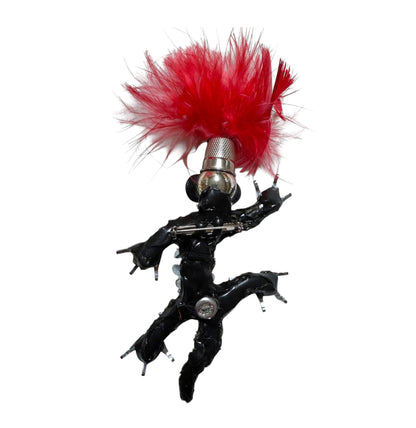 XXL Sculptural Dragon Brooch