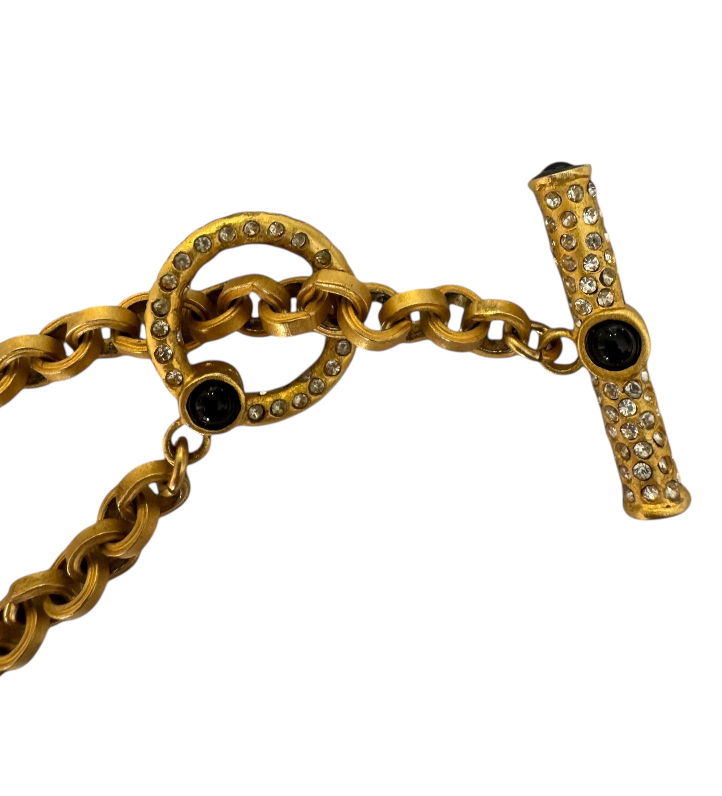 Art Deco Revival Long Chain Necklace