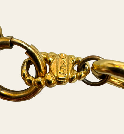 1980s Jacky de G. Solar Charm Statement Necklace