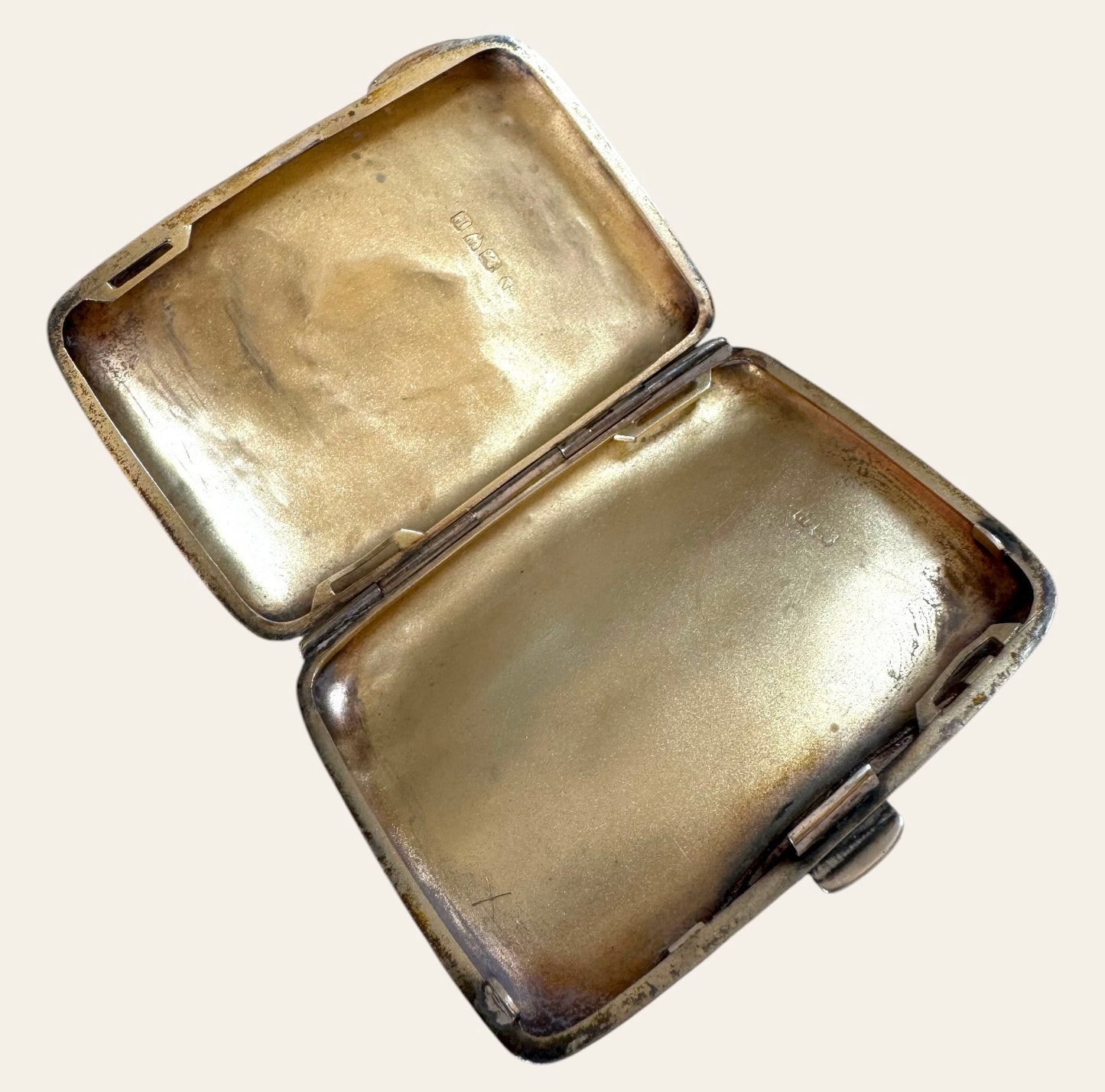 Edwardian Sterling Silver Cigarette Case — Hand-Engraved Birmingham 1903