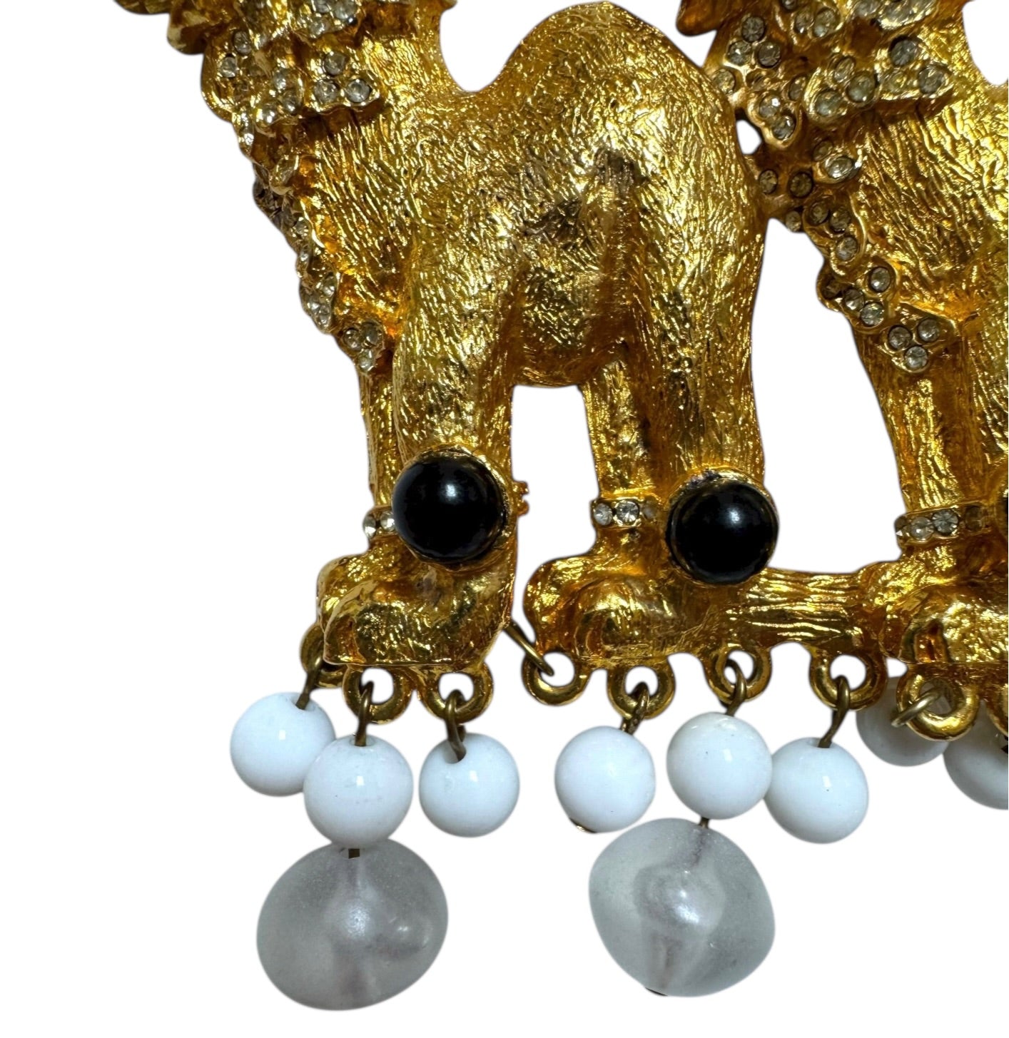 1990s Massive Alexis Kirk Double Camel Necklace