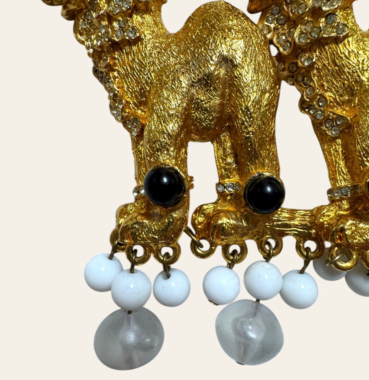 1990s Massive Alexis Kirk Double Camel Necklace