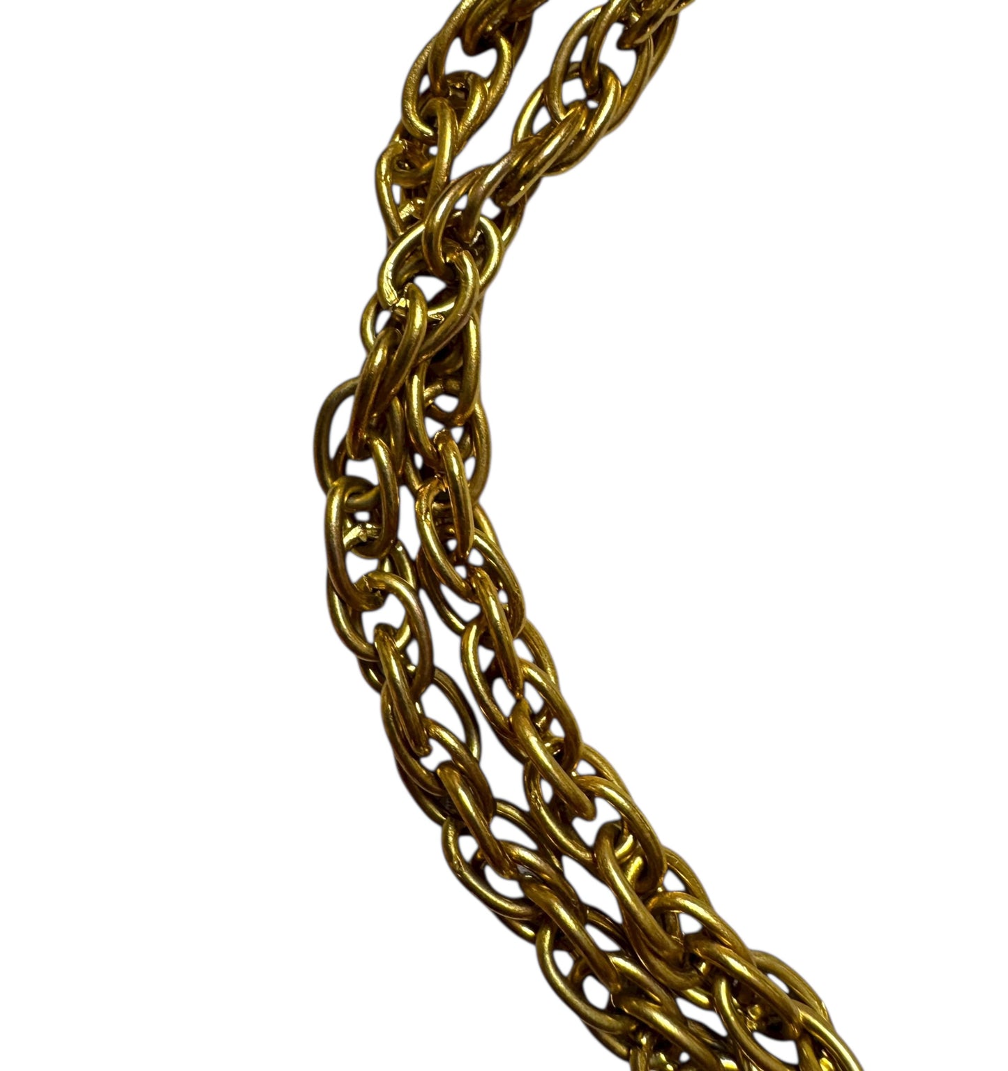 1990s Massive Alexis Kirk Double Camel Necklace