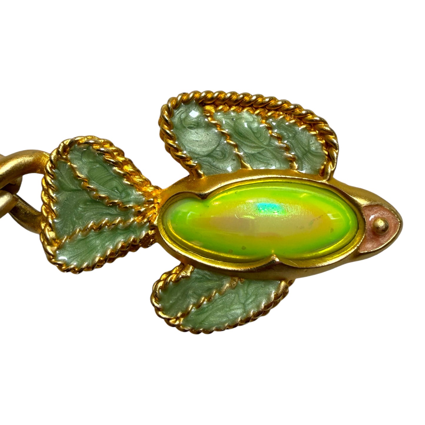 Jay Strongwater Koi Fish Chain Belt