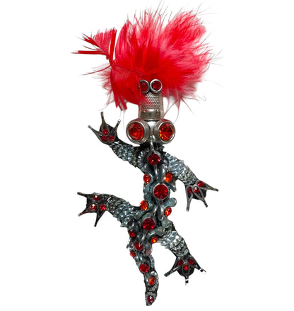 XXL Sculptural Dragon Brooch