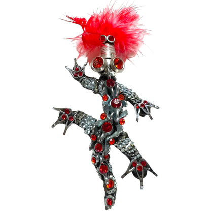 XXL Sculptural Dragon Brooch