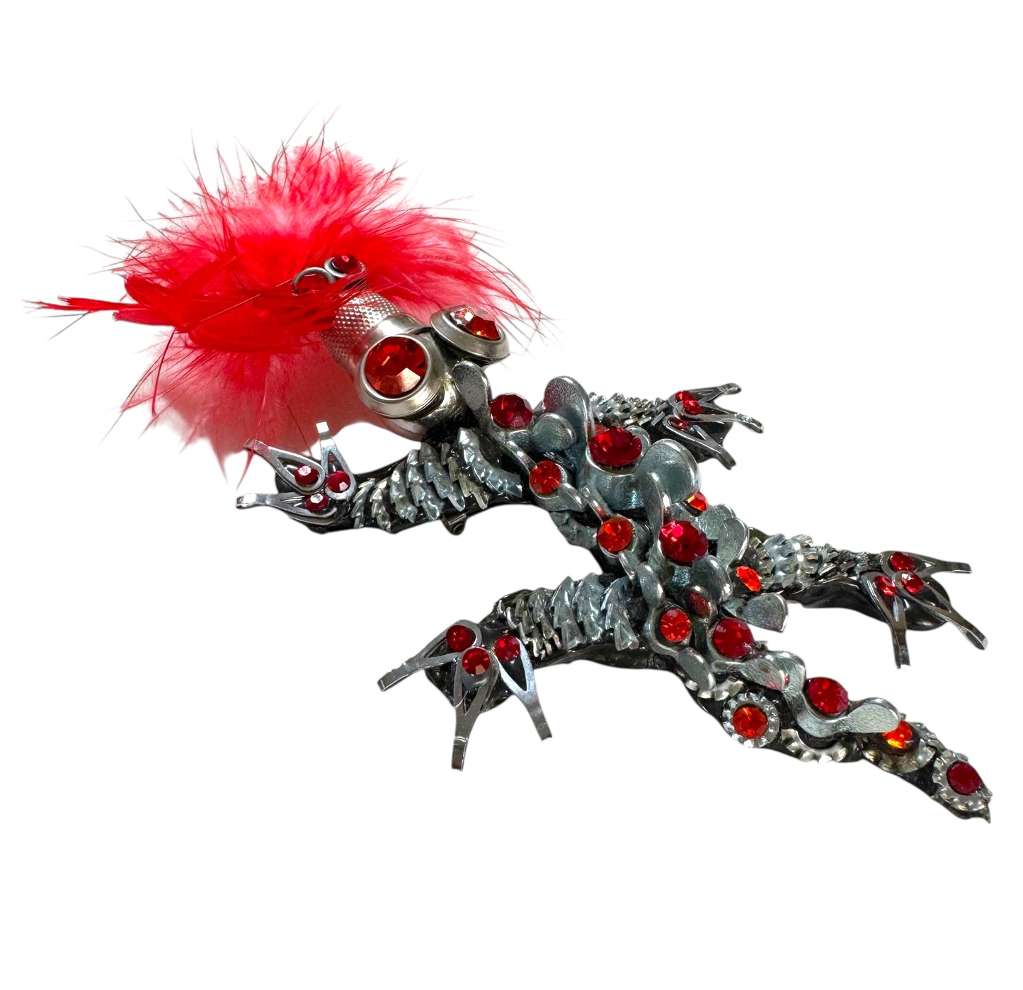 XXL Sculptural Dragon Brooch