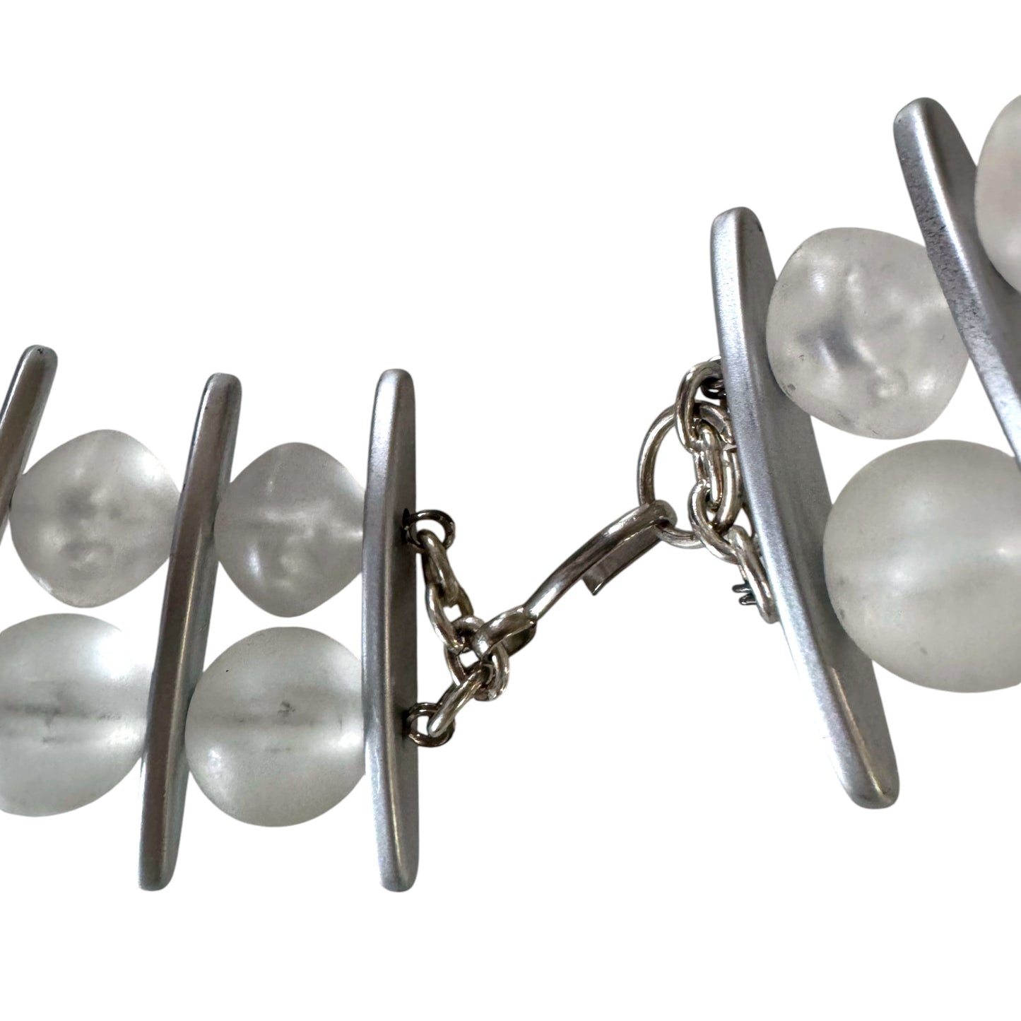 Silver Bar Rhythmic Choker