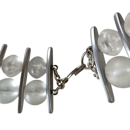 Silver Bar Rhythmic Choker