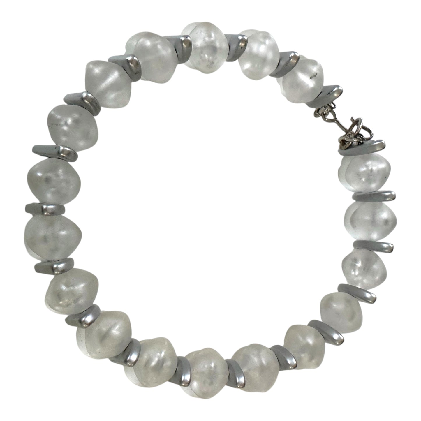 Silver Bar Rhythmic Choker