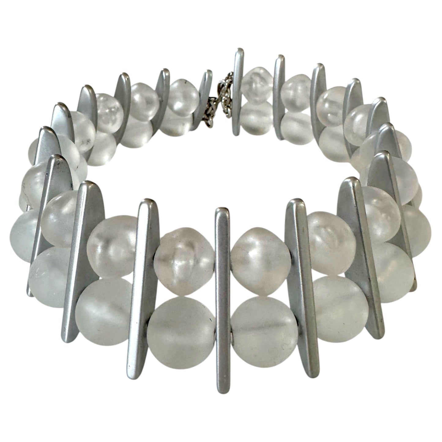 Silver Bar Rhythmic Choker