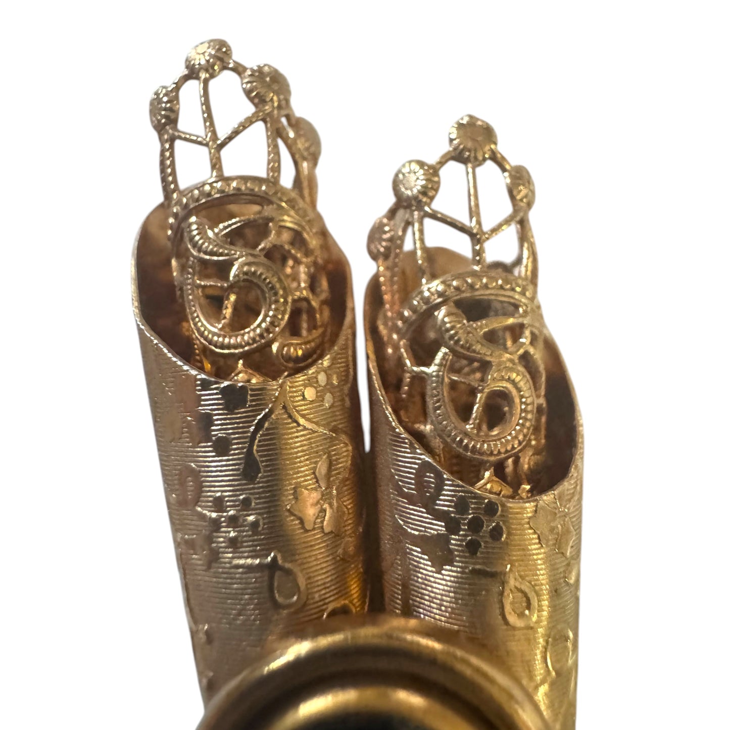 1980's Massive Cone-like Clip On Earrings