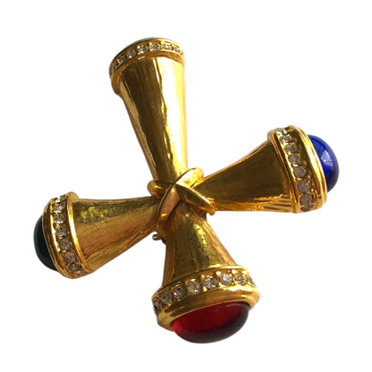 Vintage Maltese Cross Brooch