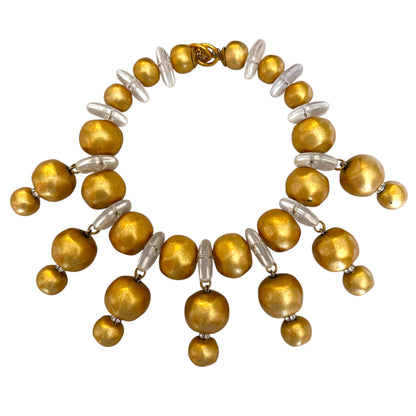 Massive Bead Collar Necklace