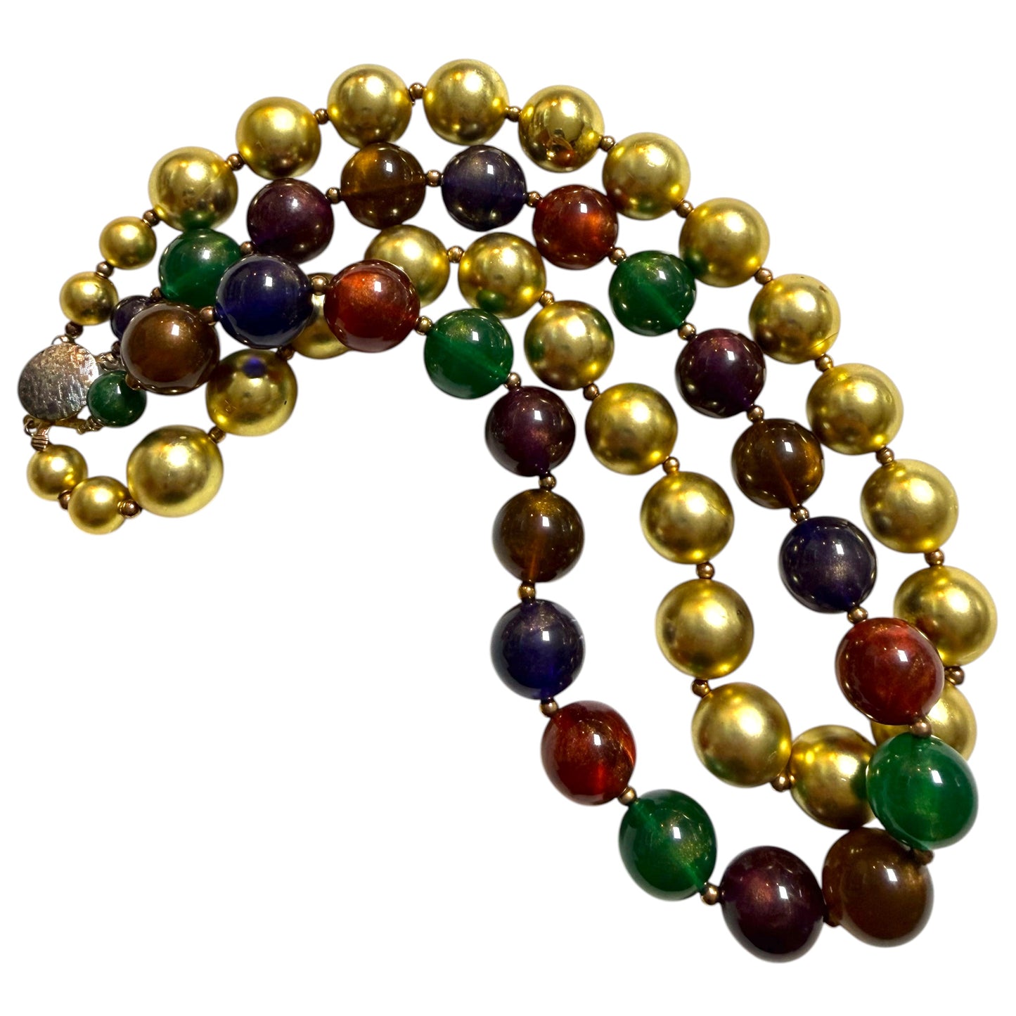 Chunky Beaded Collar Necklace