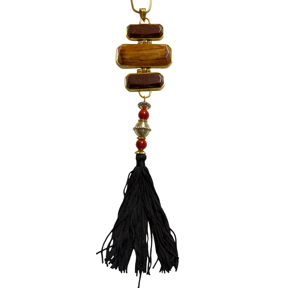 Long Statement Tassel Necklace