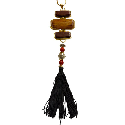 Long Statement Tassel Necklace