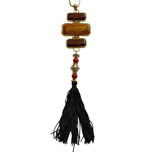 Long Statement Tassel Necklace