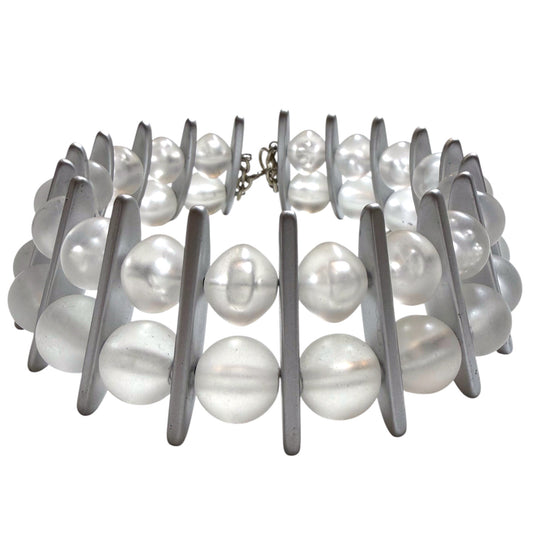 Silver Bar Rhythmic Choker