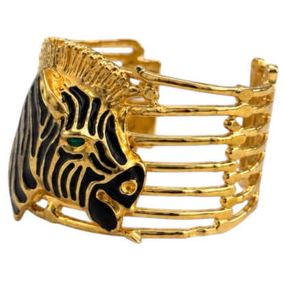 Vintage Zebra Bangle