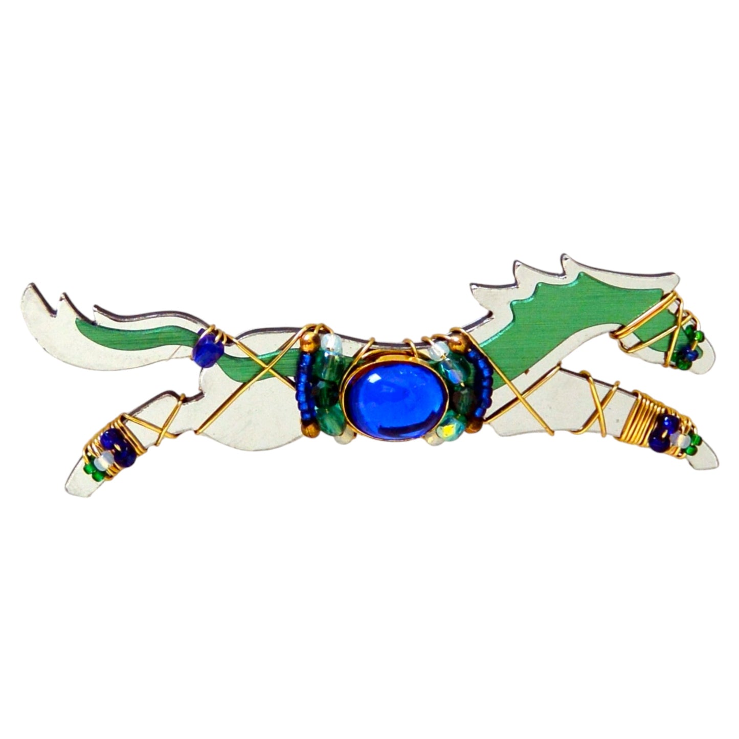Liztech Galloping Horse Brooch - Year Of The Horse