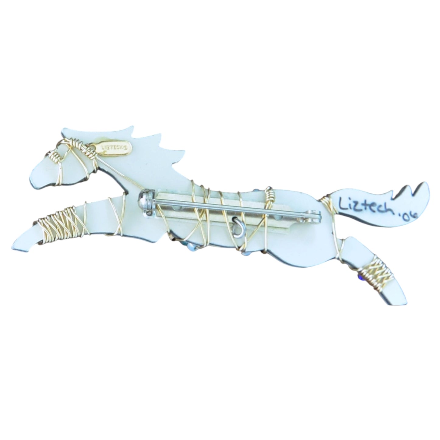 Liztech Galloping Horse Brooch - Year Of The Horse