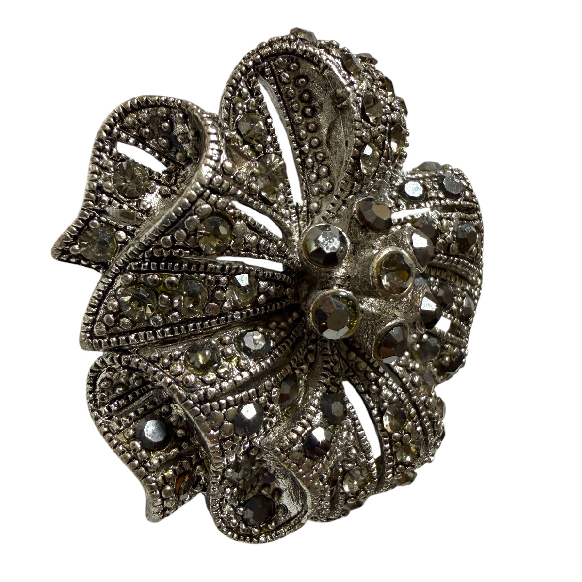 Silver Fleur Brooch