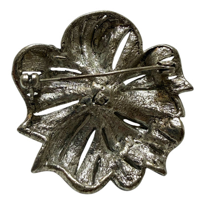 Silver Fleur Brooch