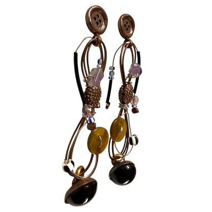 1990's Zoe Coste Wired Earrings