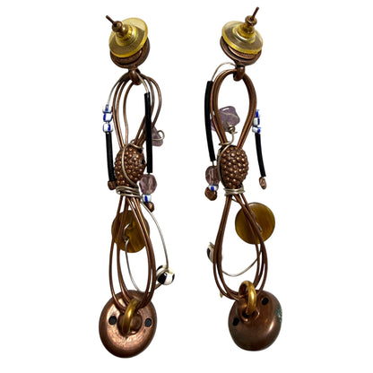 1990's Zoe Coste Wired Earrings