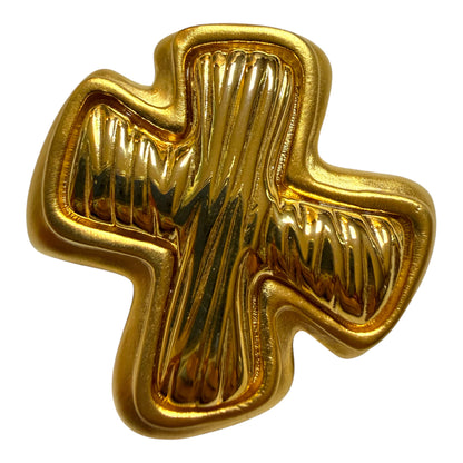 1980's Gold Tone Puffy X Set