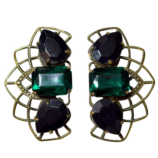 1970's Italian Couture Clip On Earrings