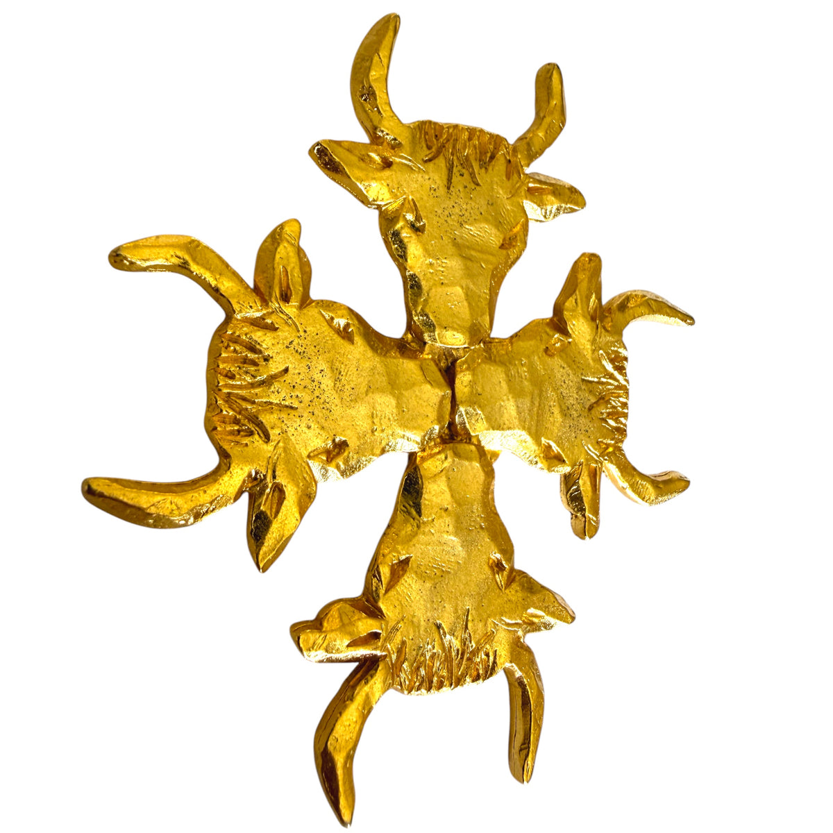 1990's SOULEIADO Bulls Pendant