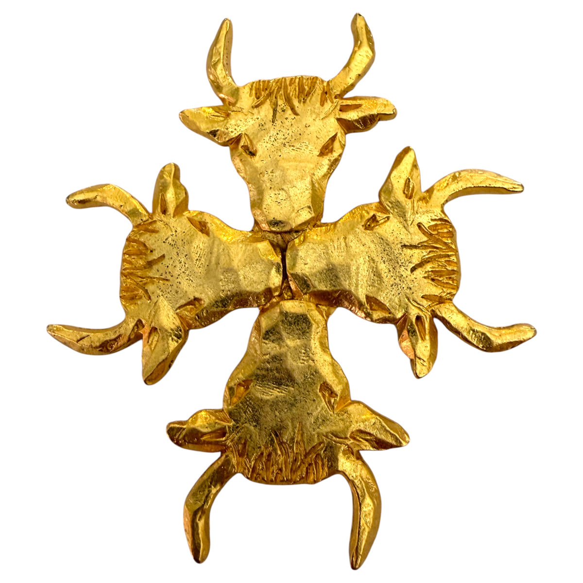 1990's SOULEIADO Bulls Pendant