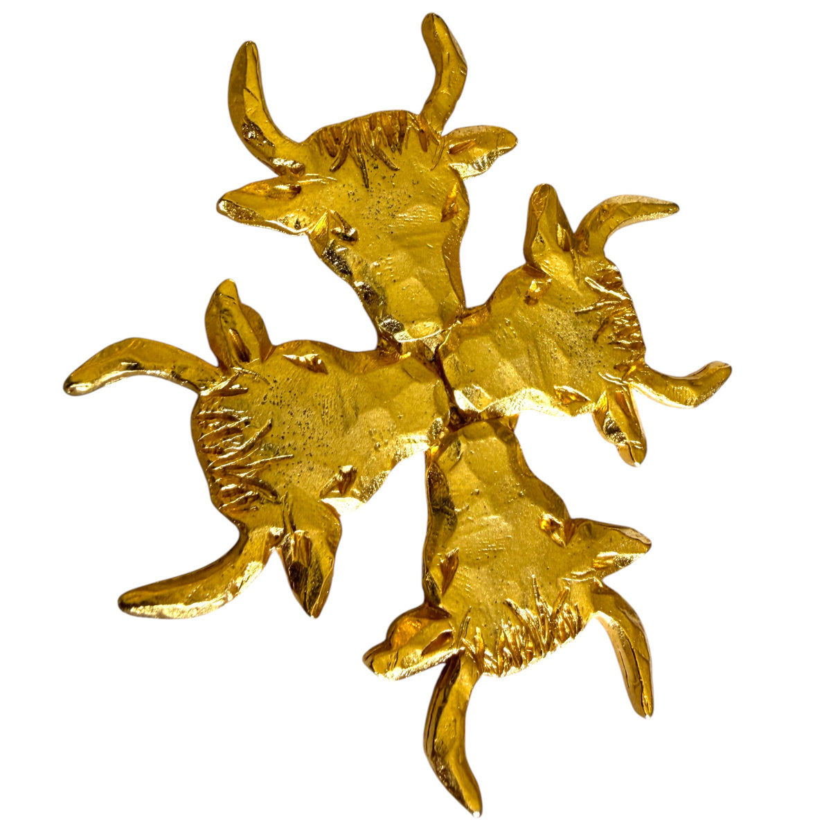 1990's SOULEIADO Bulls Pendant