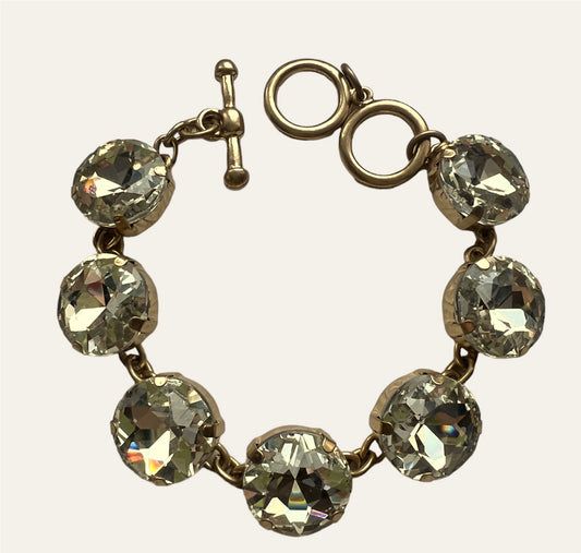 1980's Chunky Rhinestones Bracelet