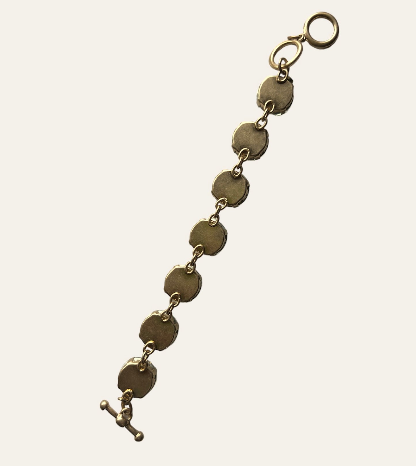 1980's Chunky Rhinestones Bracelet