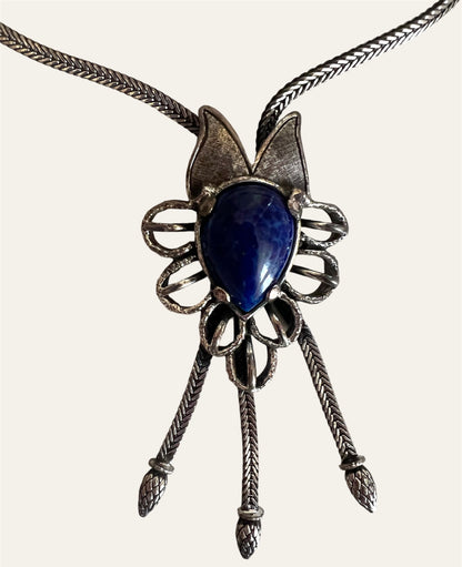 1960's TORTOLANI Silver Necklace